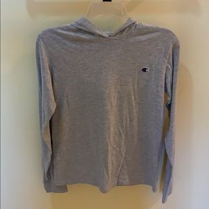 Champion shirt with hood